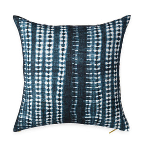 Dark Vines Indigo Throw Pillow