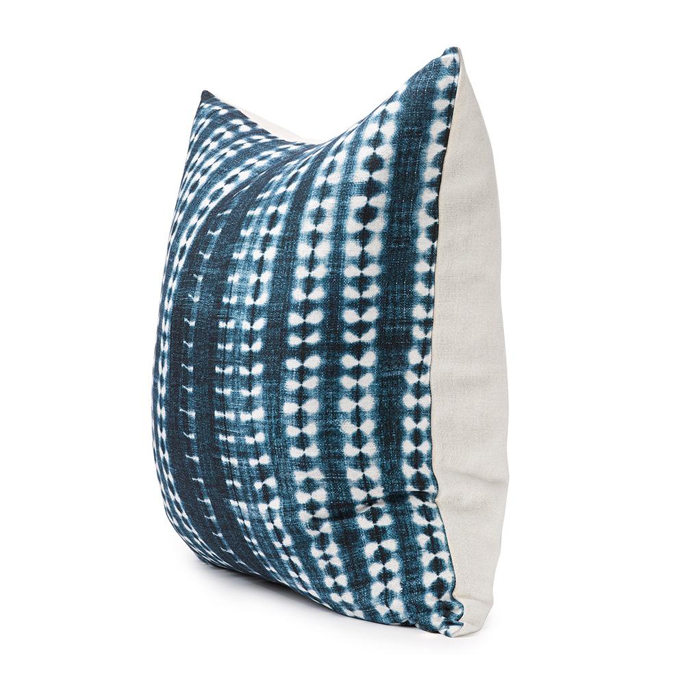 Dark Vines Indigo Throw Pillow