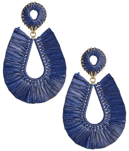 Mia Straw Raffia Earrings