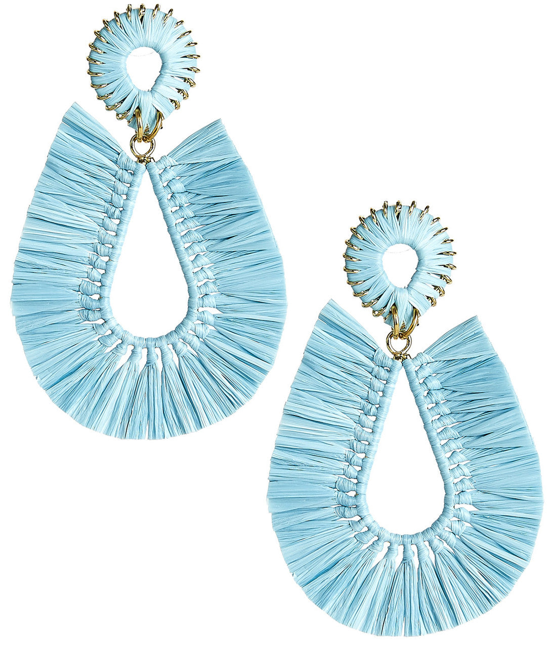 Mia Straw Raffia Earrings