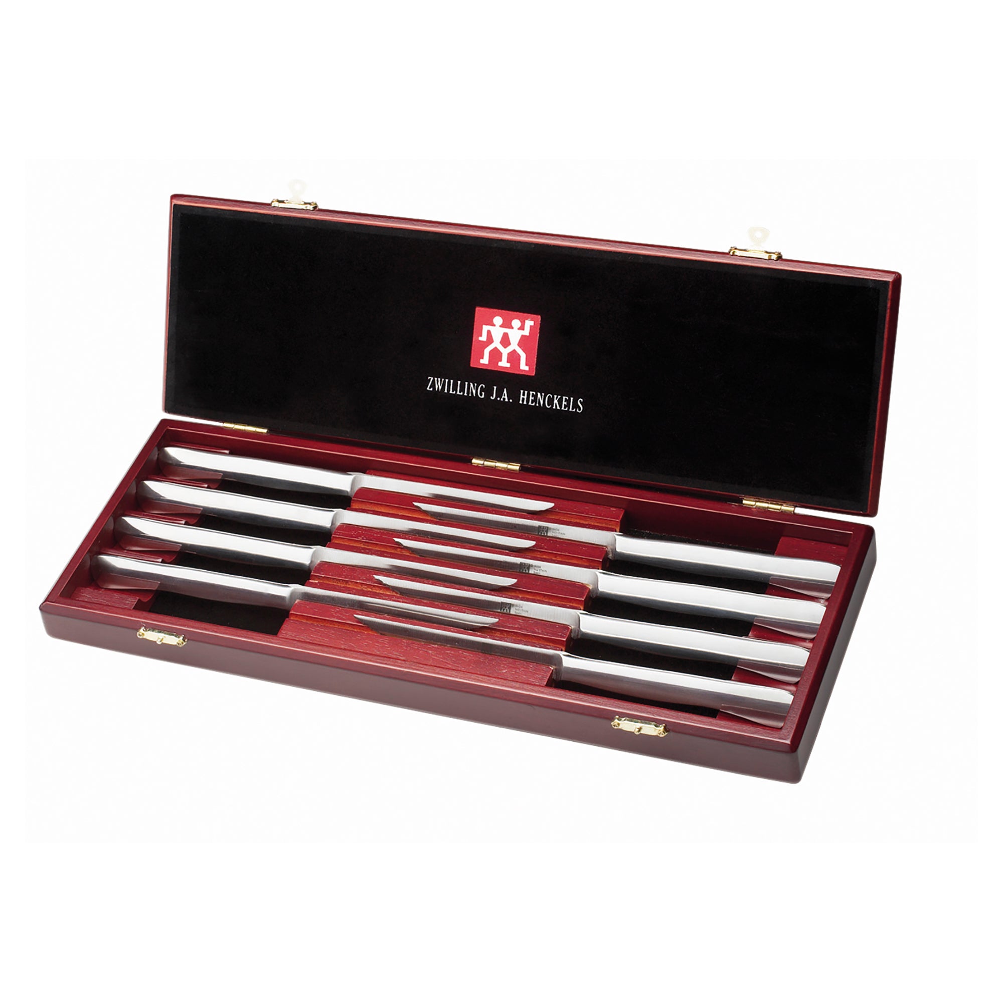 Zwilling J.A. Henckels Stainless Steel Steak Knife Set w/Presentation Case, Set of 8