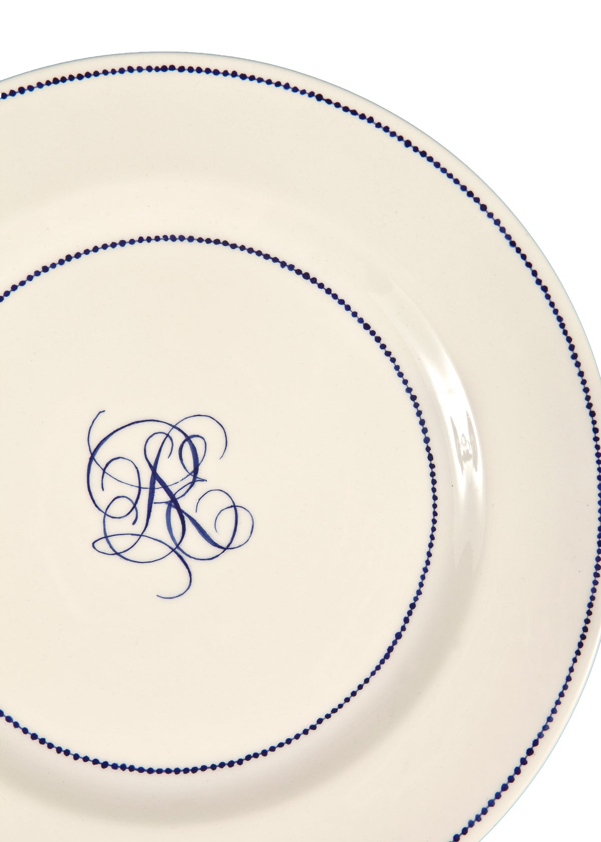 Bespoke Empire Plate with Monogram, Set of 12