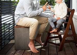 Alpha+ Grow Along Adjustable Beechwood Wooden High Chair