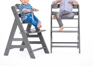 Alpha+ Grow Along Adjustable Beechwood Wooden High Chair