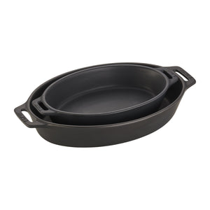 Ceramic Oval Baking Dish Set, Set of 2