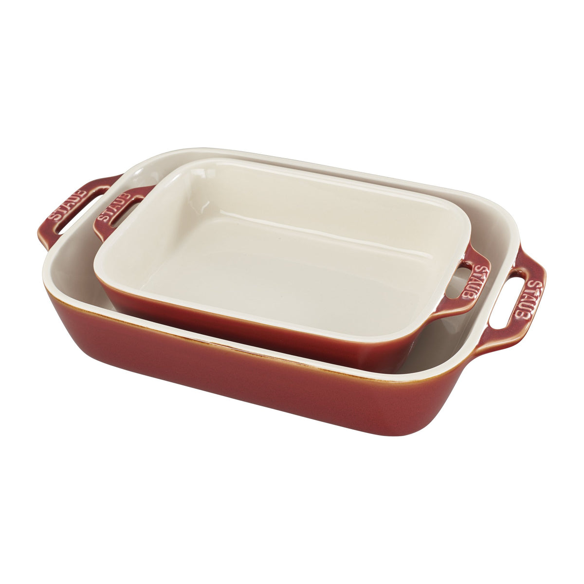 Ceramic Rectangular Baking Dish Set, Set of 2