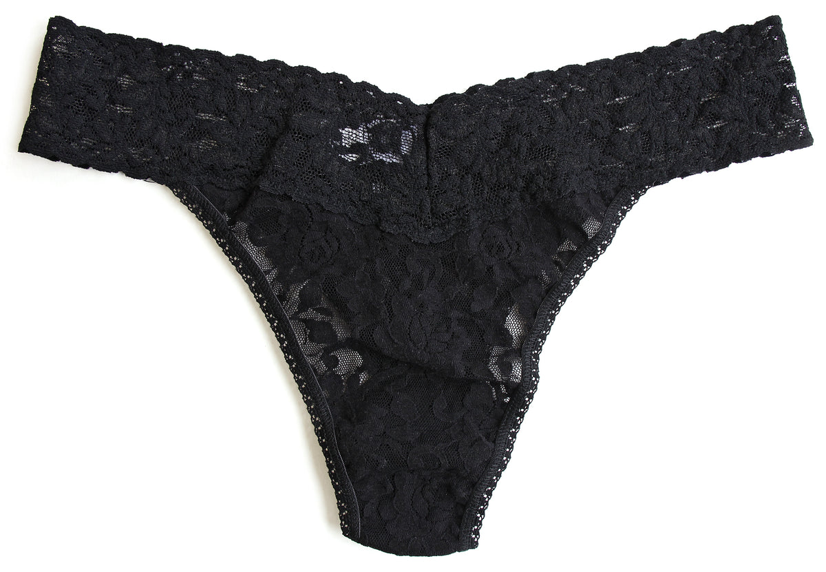 Signature Lace Low Rise Thong