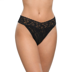 Signature Lace Original Rise Thong in Classic