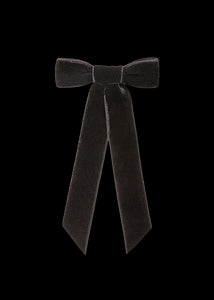 Velvet Bow Barrette