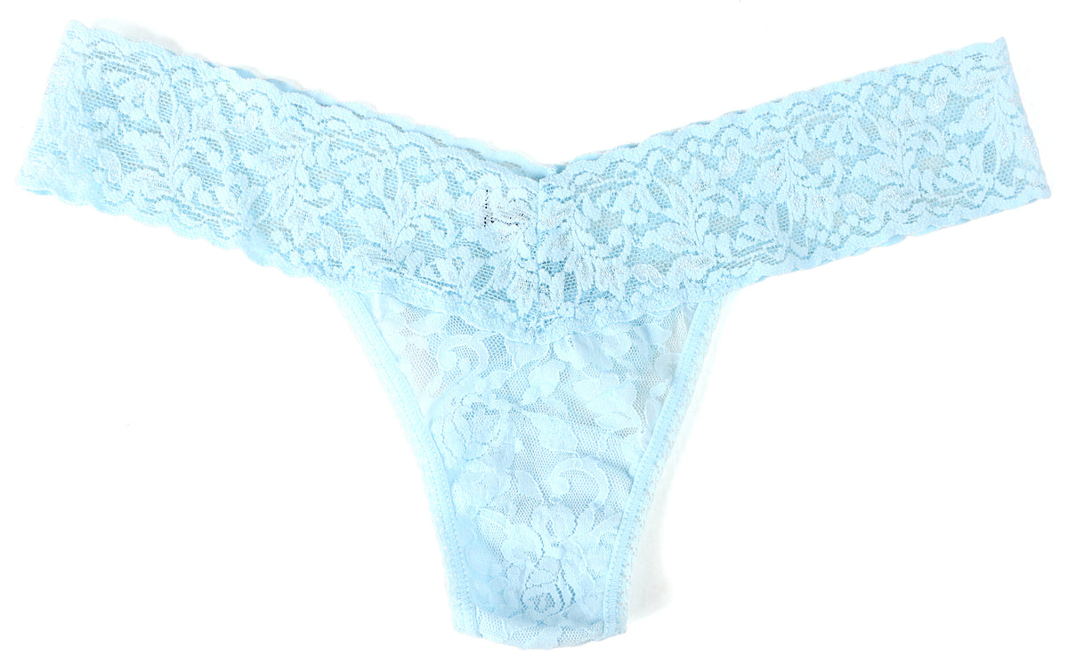 Signature Lace Low Rise Thong