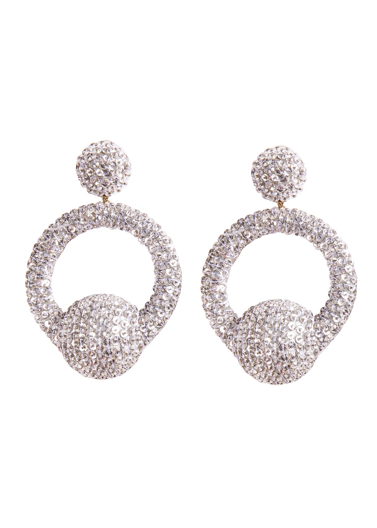 Hoop La La Earring in Crystal