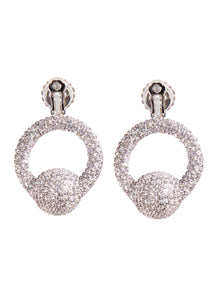 Hoop La La Earring in Crystal