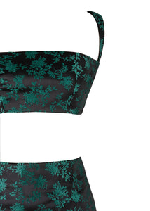 Betti Bra in Green & Black Floral