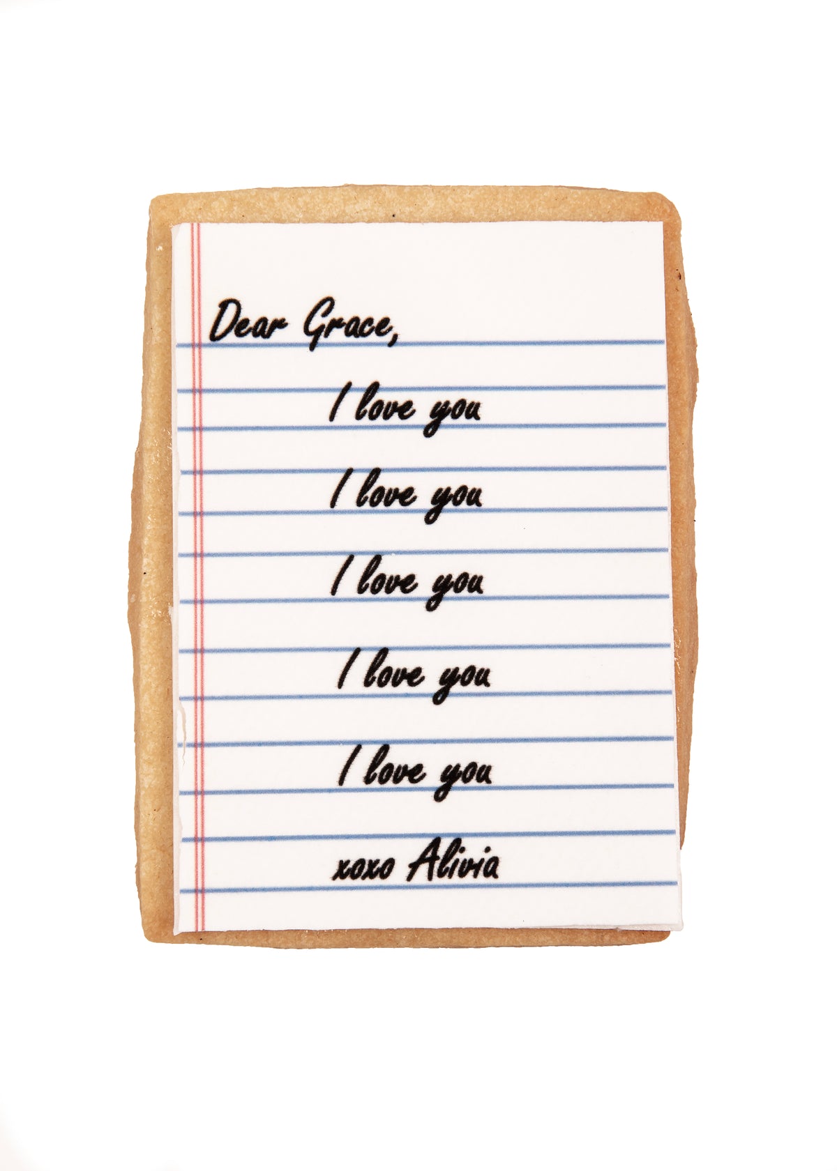 Love Letter Sugar Cookies, Set of 12