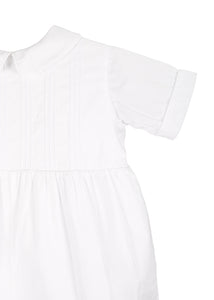 Baby Boys White Romper