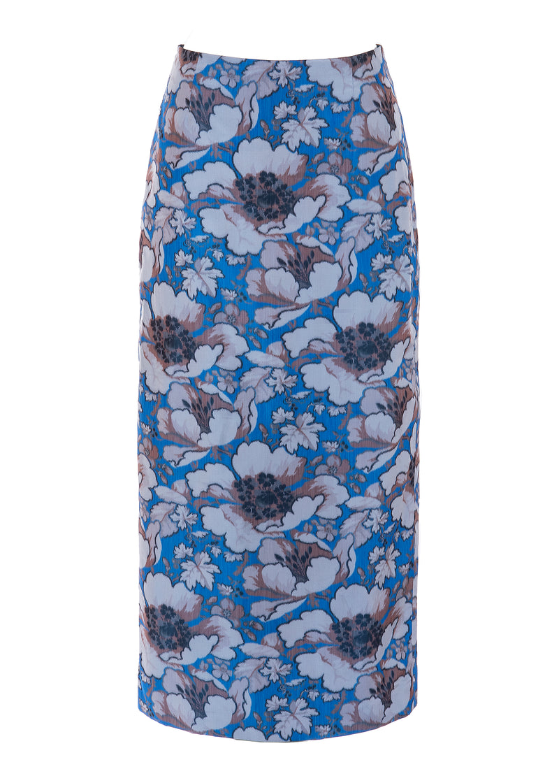 Beata Skirt in Light Marine Floral