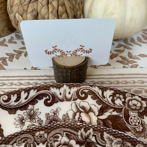 Woodland Leaves Place Cards