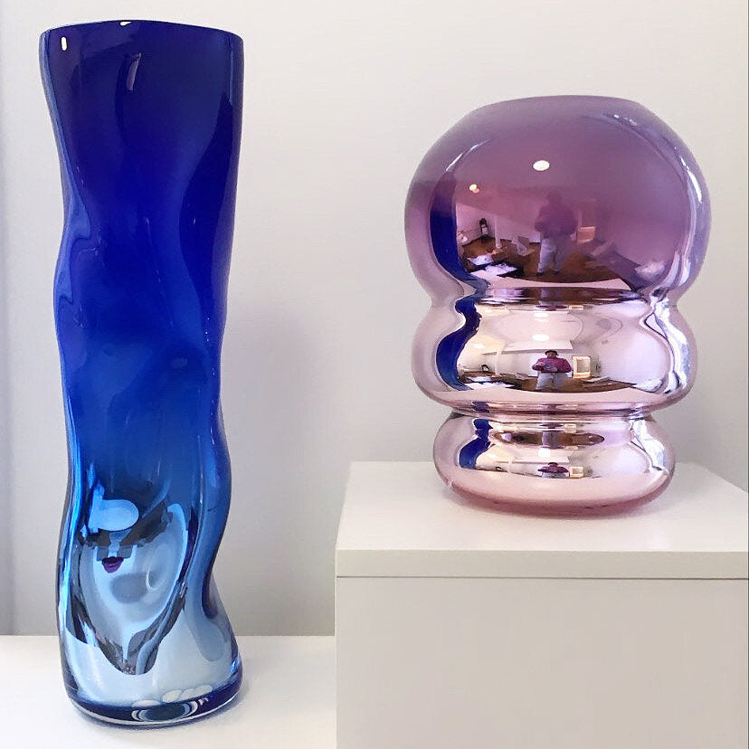 Violet Opal Curvy Vase