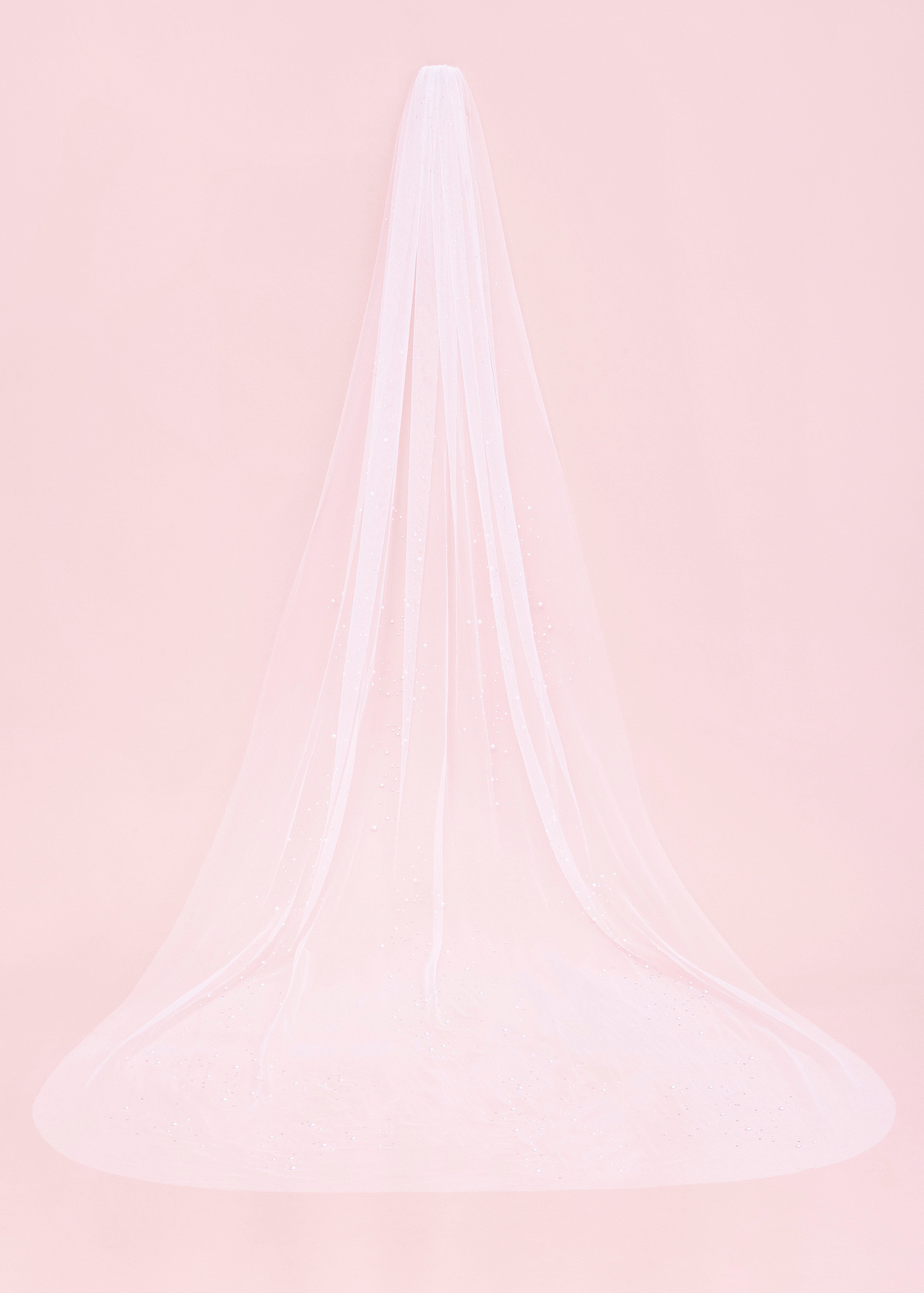 Kennedy Pearl Embellished Wedding Veil