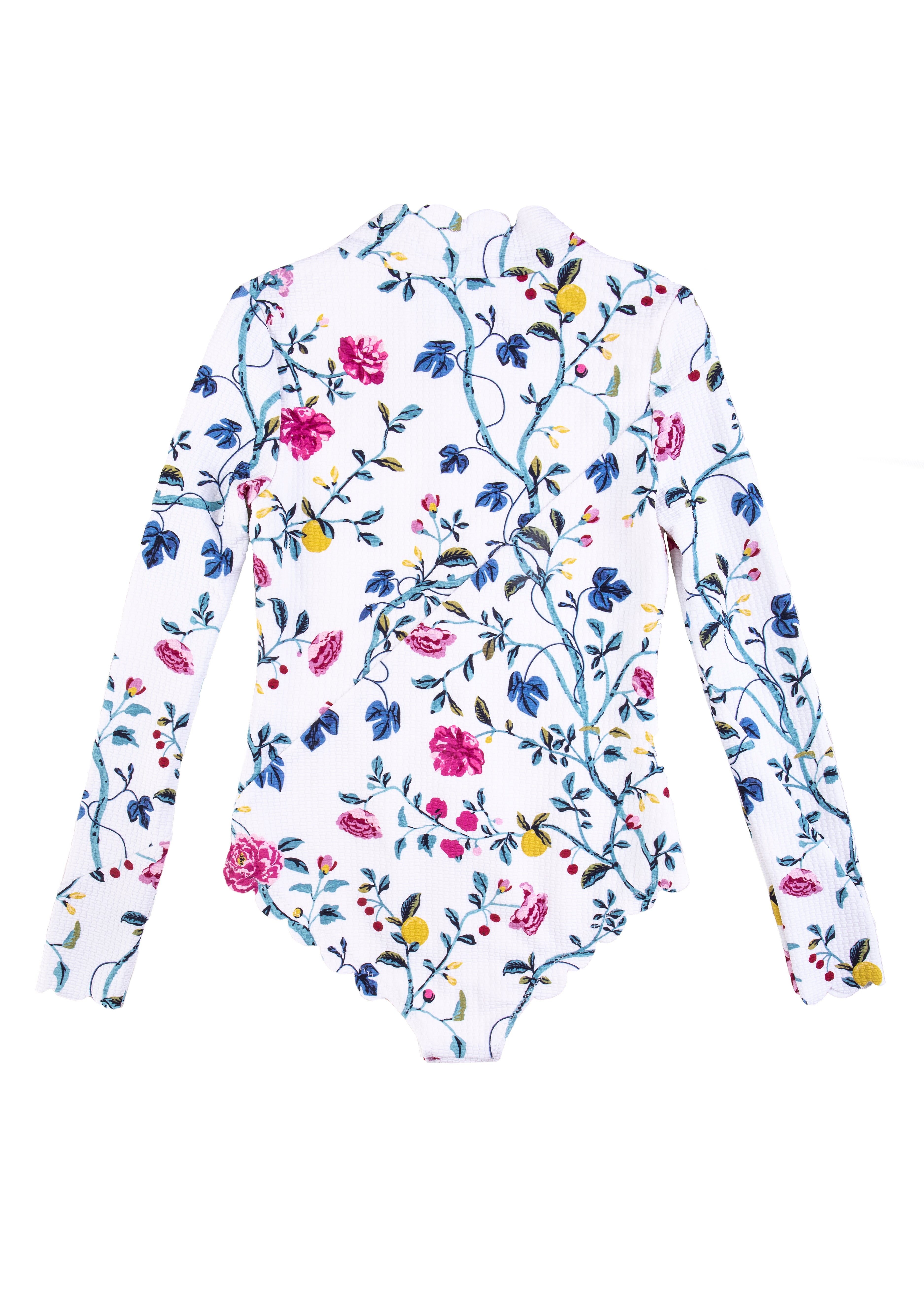 Bumby North Sea Rashguard in White Floral