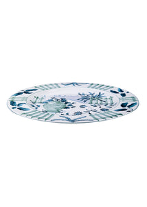 Blue Italian Views Plates Collection, Set of 6