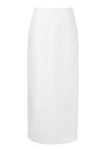 Beata Skirt in Glazed Ivory