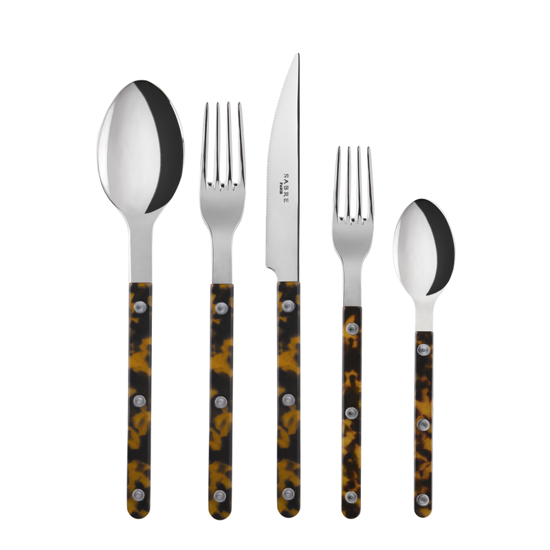 Bistrot Place Setting in Tortoise, Set of 5
