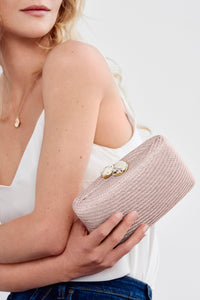 Jen Clutch with White Stone