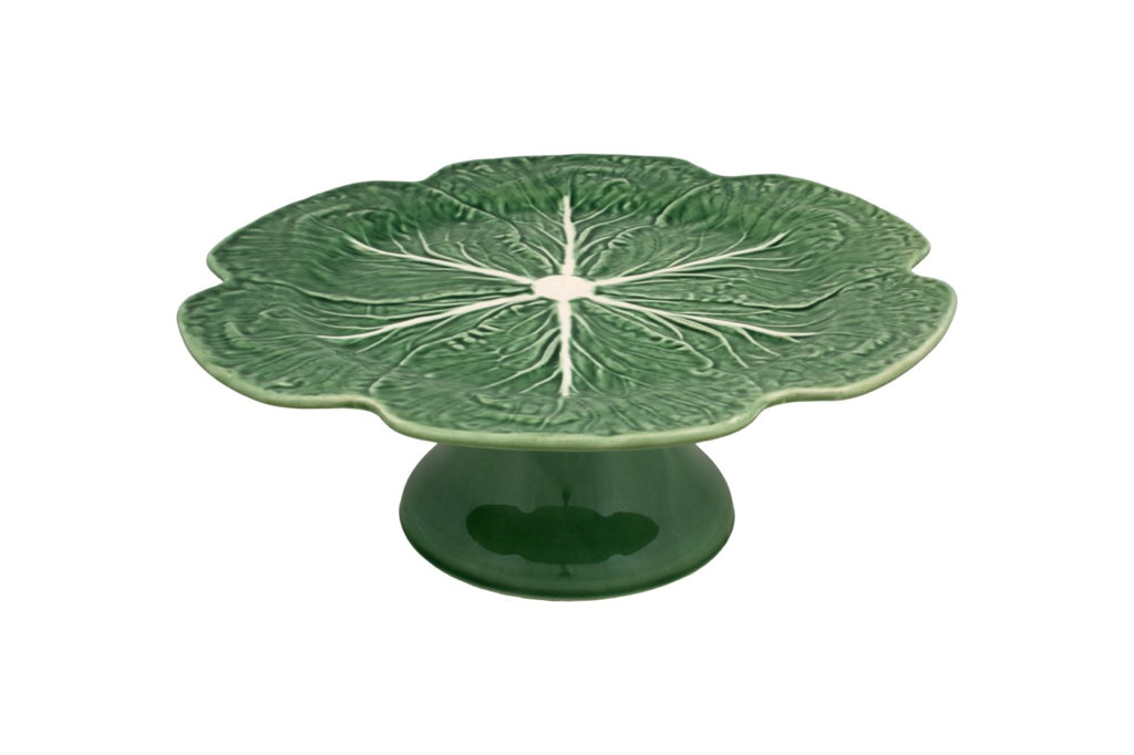 Cabbage Cake Stand 12" in Green