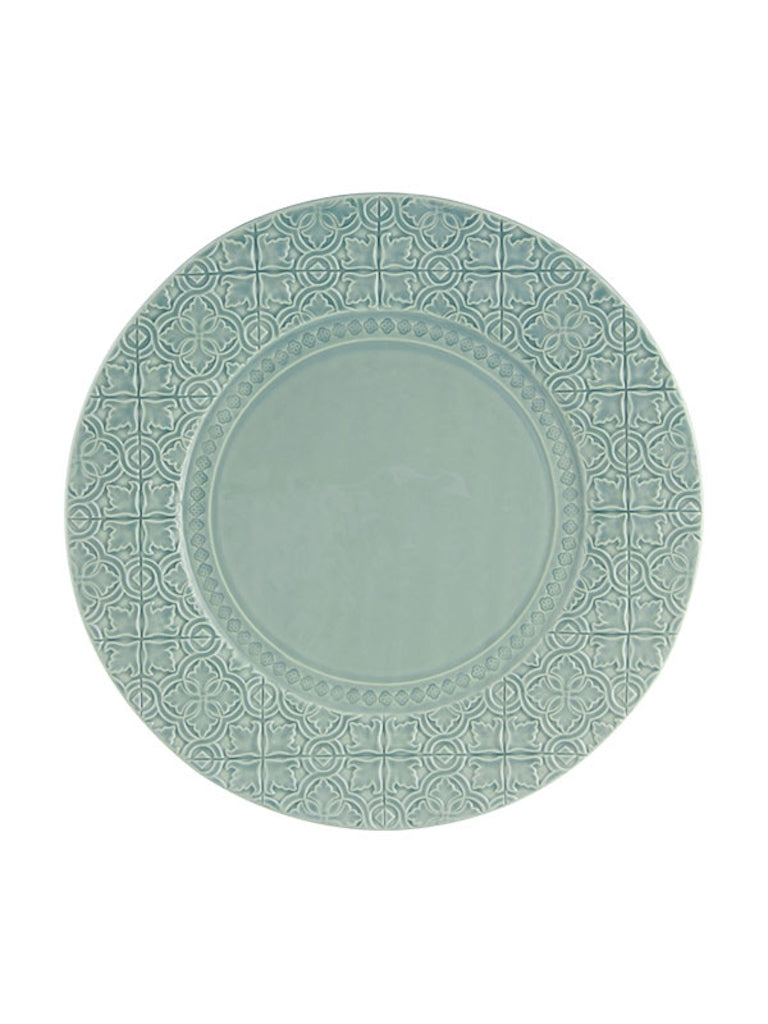 Rua Nova Charger Plate in Morning Blue