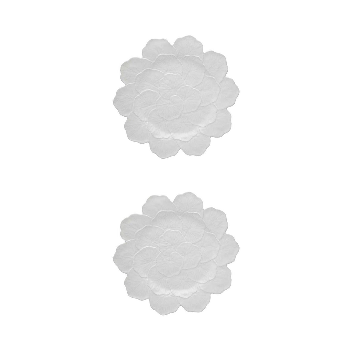 Geranium Charger Plate Green, Set of 2