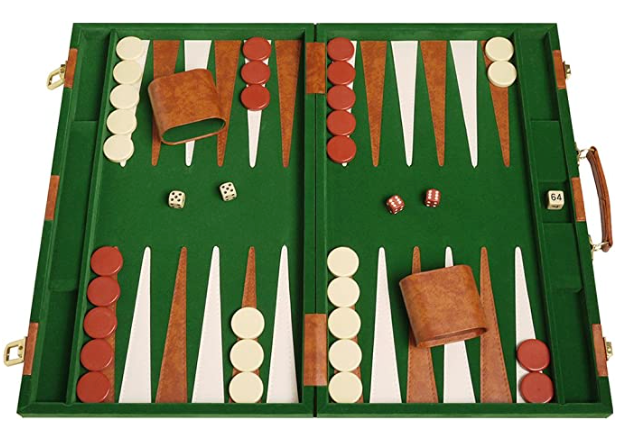 Backgammon - Green Velvet