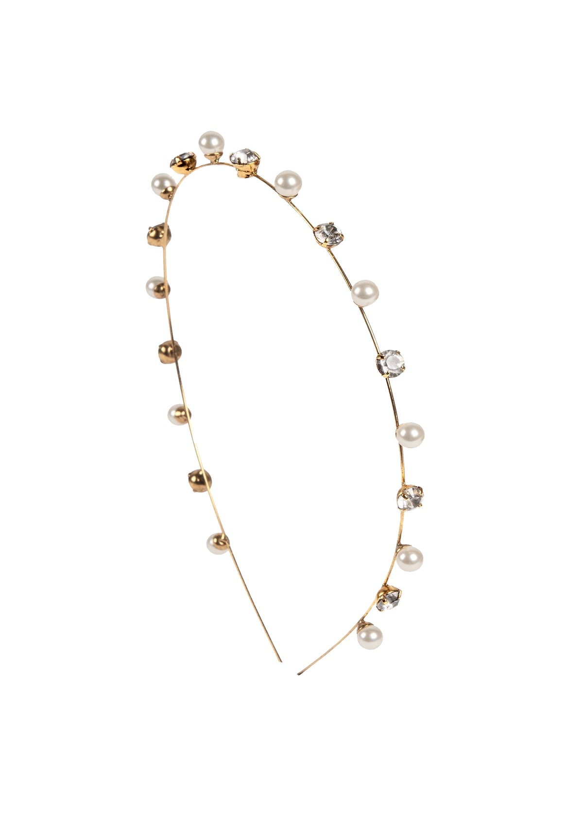 Ines Crystal Pearl Headband