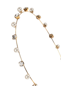 Ines Crystal Pearl Headband