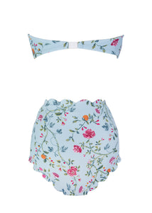 Santa Monica Bottom in Blue Floral