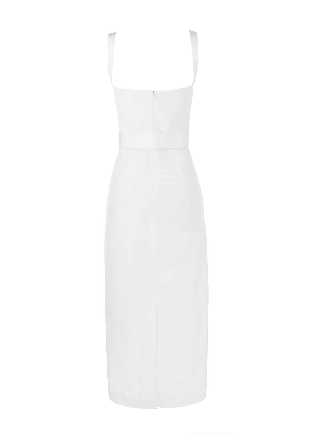 Beatrice Dress in Pearl White