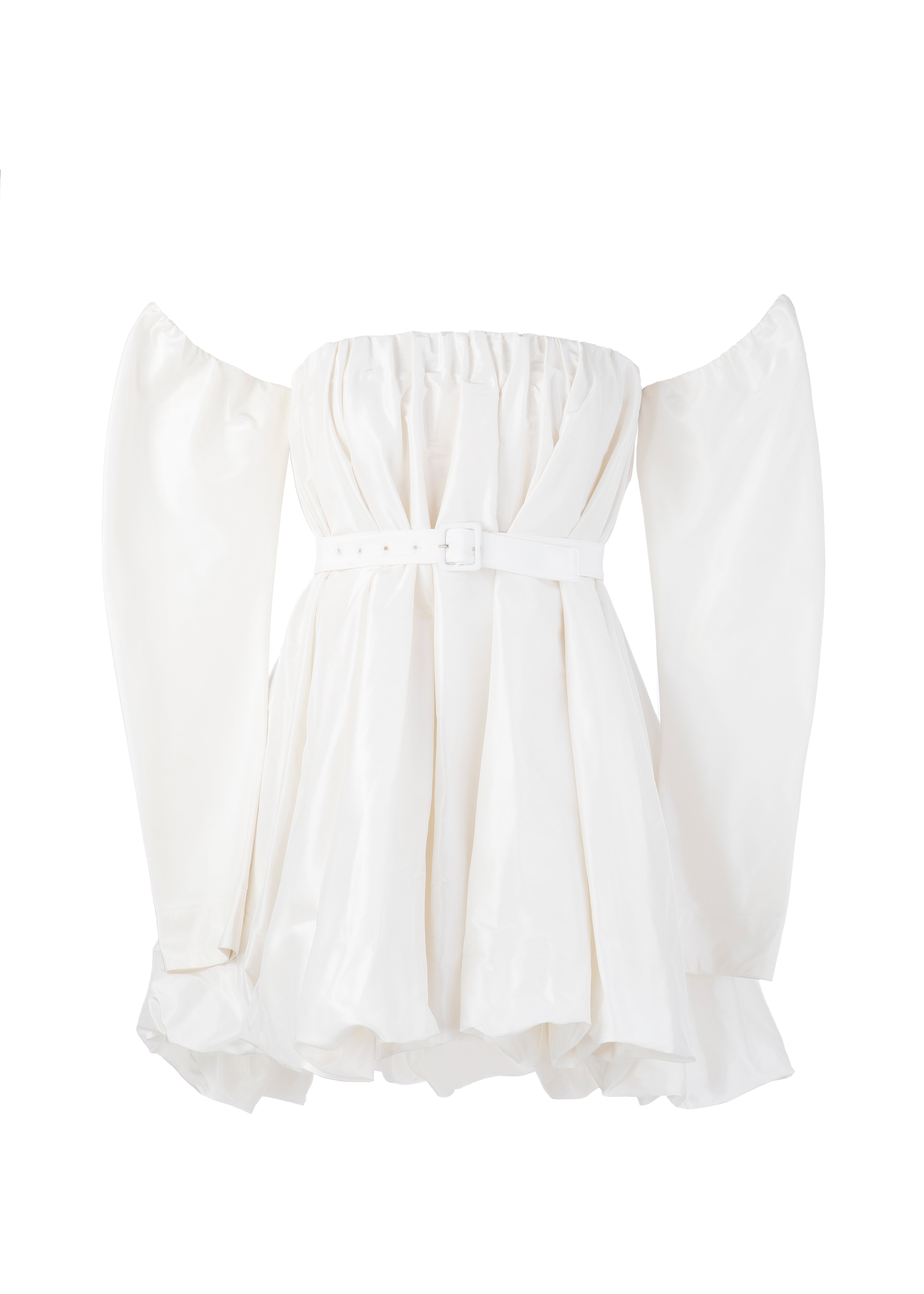 Billie Mini Dress in Alabaster