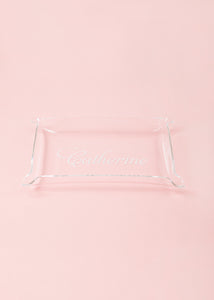 Plastic Acrylic Personalized Tray