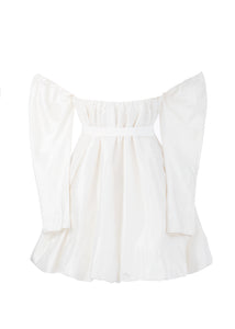 Billie Mini Dress in Alabaster