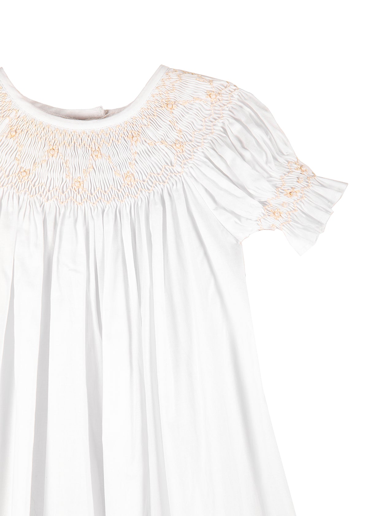 Elizabeth Smocked Christening Gown