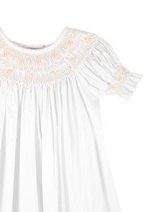 Elizabeth Smocked Christening Gown