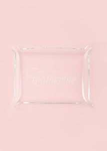 Plastic Acrylic Personalized Tray