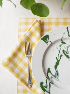 Wadsworth Goldenrod Gingham Placemat