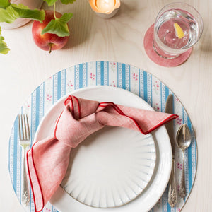 Waller Red Chambray Napkin Set