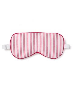 Adult Antique Red Ticking Traditional Eye Mask