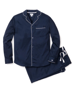 Men’s Navy Classic Flannel Pajama Set