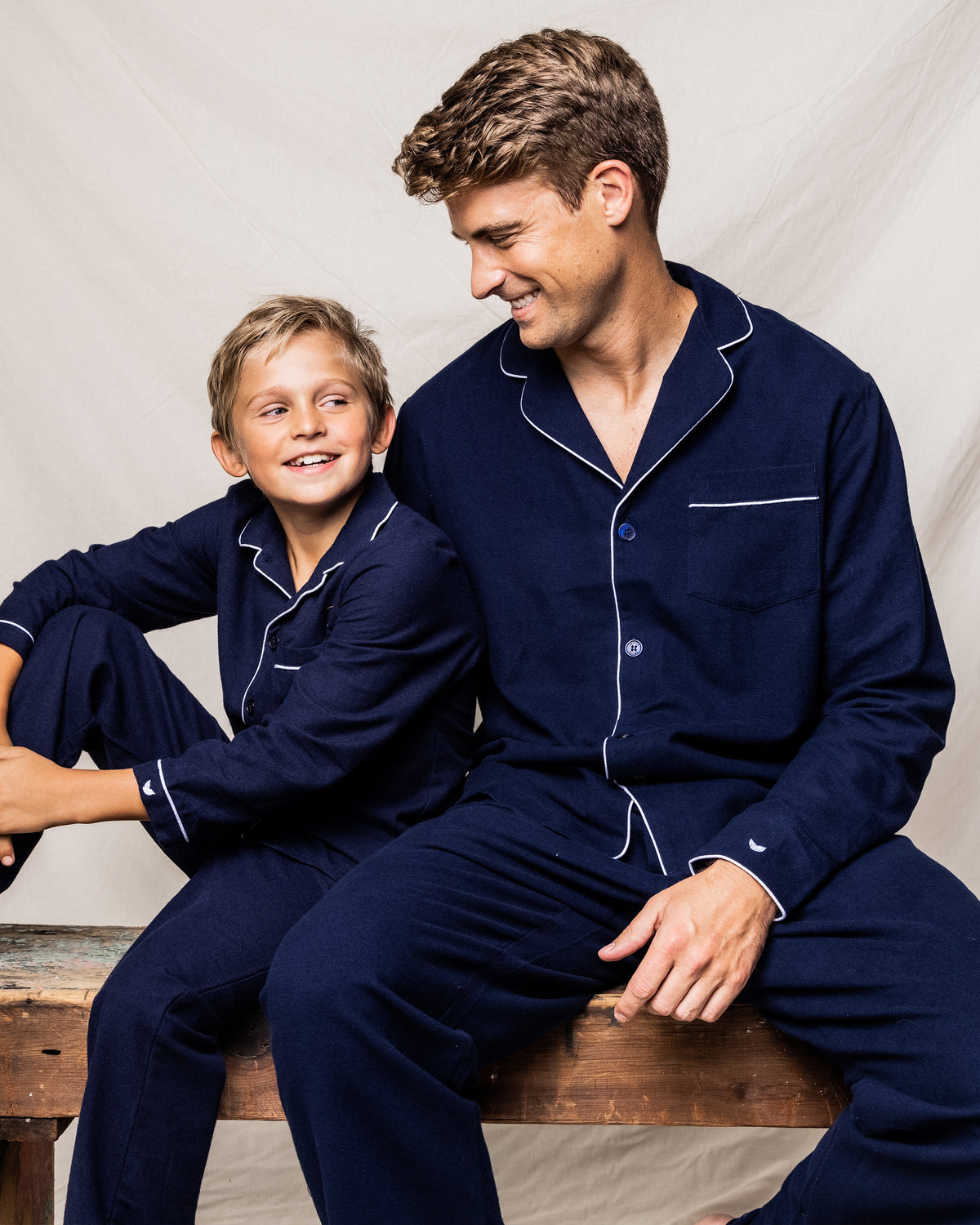 Men’s Navy Classic Flannel Pajama Set