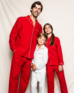 Men’s Red Flannel Classic Pajama Set