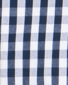 Men’s Navy Gingham Robe