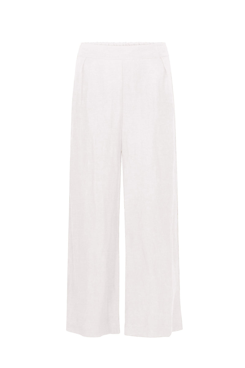 The Keaton Wide Leg Pant in Linen Cupro